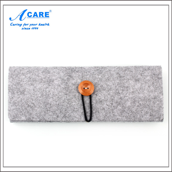 创意简约男女生文具毛毡袋子多功能钢笔化妆刷小号手提收纳整理袋