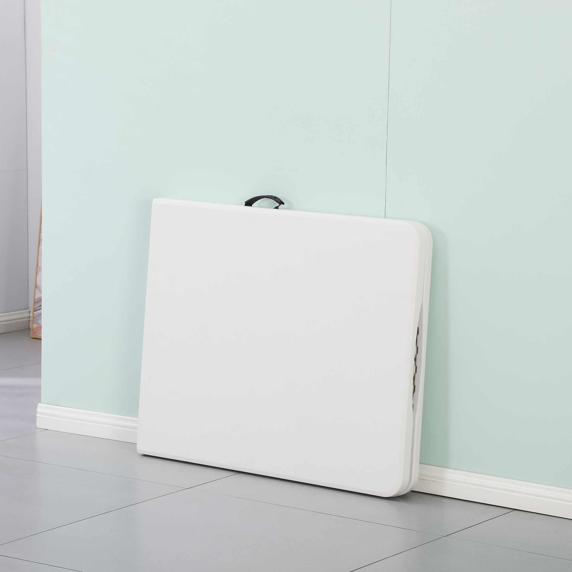 Mesa plegable de plástico 1,8 m mesa larga de moldeo por soplado para conferencias banquetes y puestos de mercado