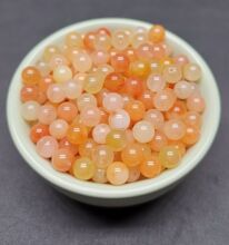 新疆戈壁金丝玉文玩DIY串珠diy新疆金丝玉圆珠玉珠子手链脚链项链