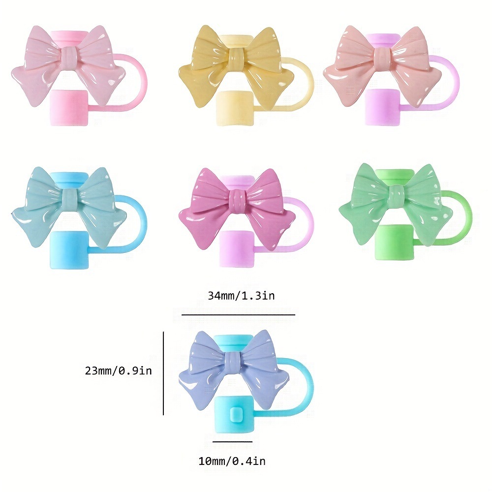 Cubierta de paja de arco para cubierta de paja de silicona para tazas de vidrio StanleyCup 30 oz y 40 oz