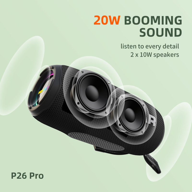 HOPESTAR-P26 pro携帯bluetoothスピーカー無線大電力大戦鼓大音量ストラップ屋外低|undefined