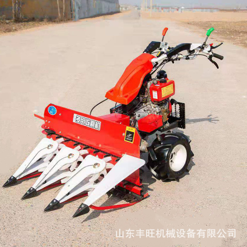 饲料草秸秆割倒机 稻类麦类小型割晒机 前置玉米草收割机