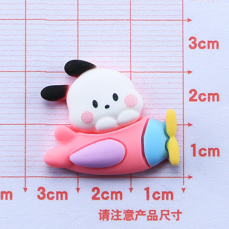 Dibujos Animados creativo animal aviones resina accesorios lindo DIY crema de goma teléfono caso accesorios diadema accesorios material