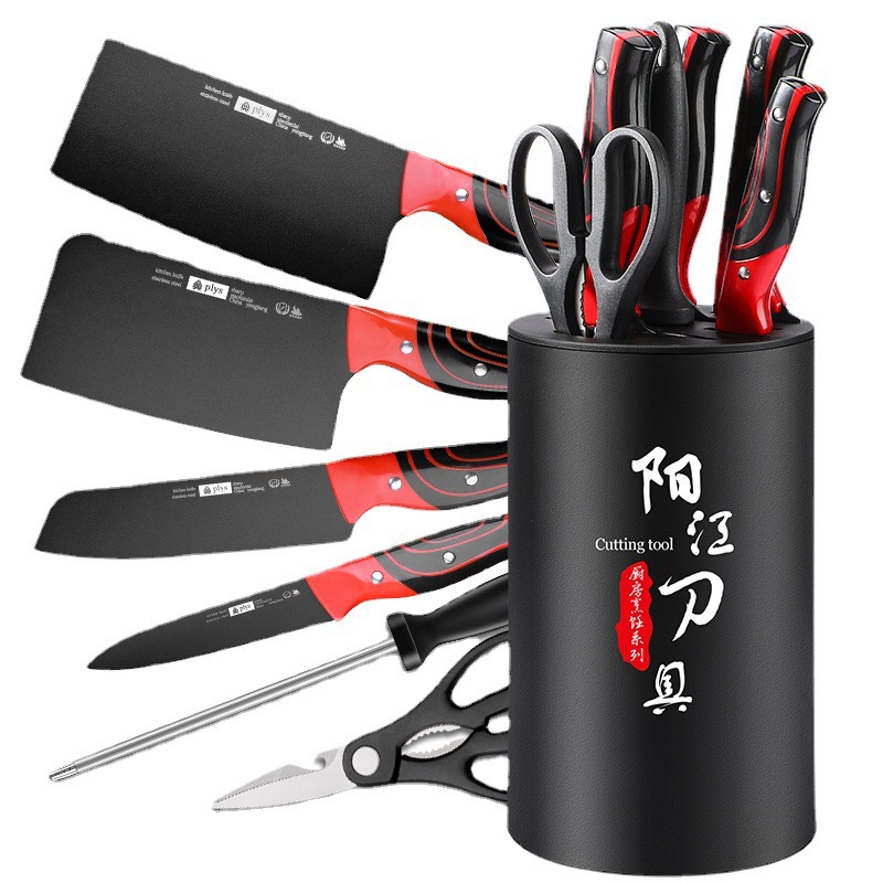 Kit completo de cuchillos de cocina domésticos, cuchillos de cocina