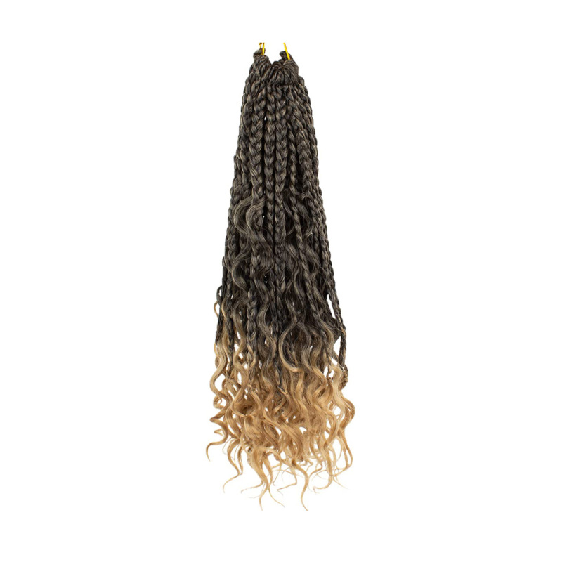 化学繊維の髪の三つ編みの飛子box braids crochet hairアフリカの汚いお下げのかぎ針の髪のそばめ|undefined