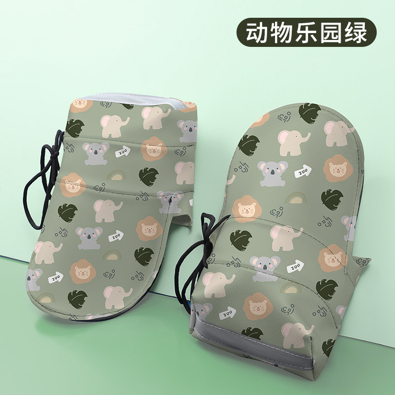 여름 스타일 - 용골 장갑 - 동물의 천국 그린 - 쇼트 스타일