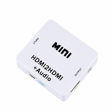 HDMI转HDMI 3.5音频分离器hdmi转hdmi+audio音频转换器高清解码器