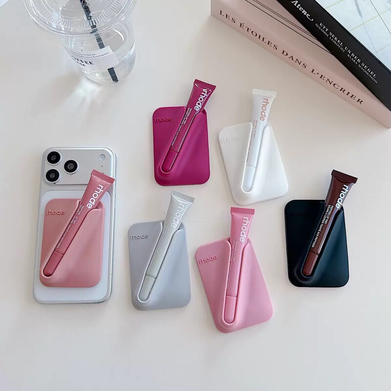 Cross-Border Best-Selling Lipstick Stickers with Wireless Charging and Magnetic Function, Silicone Phone Back Sticker Holder Attached to the Back of the Lip Gloss Cross-Border Best-Selling Lipstick Stickers with Wireless Charging and Magnetic Function, Silicone Phone Back Sticker Holder Attached to the Back of the Lip Gloss