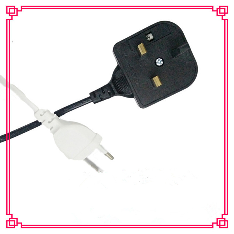 批发bs-5732/5733英规转欧规bs英式插电源线英转欧ce转换头插头