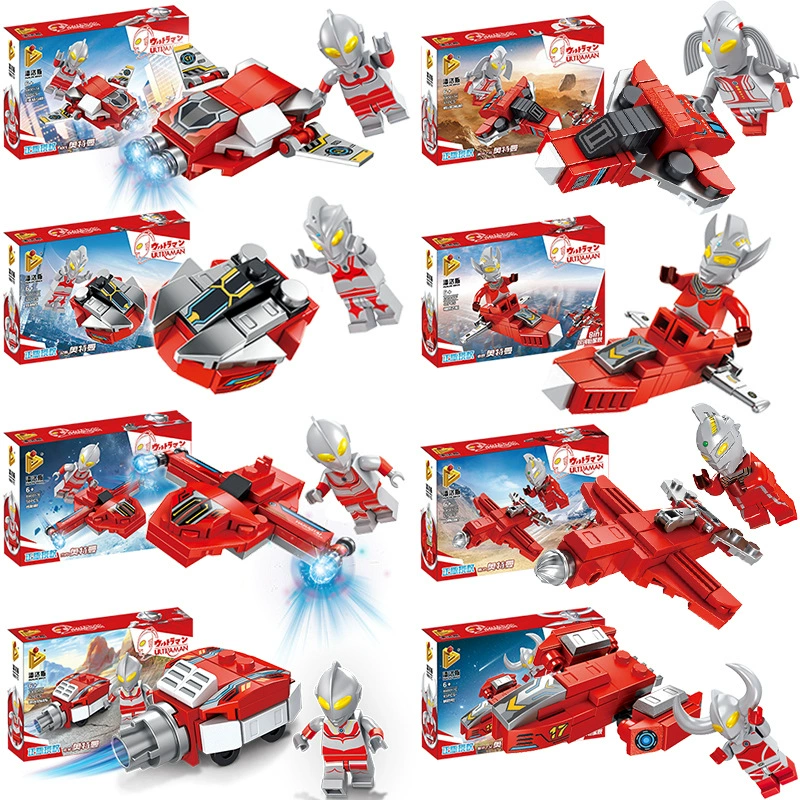 Ultra, Ultraman Tiga, intellectual toy, constructor, small particles