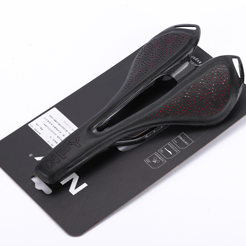 NPY bicicleta cojín del asiento de bicicleta de carretera 3D impresión cojín silla de montar bicicleta de montaña de fibra de carbono al aire libre cojín del asiento