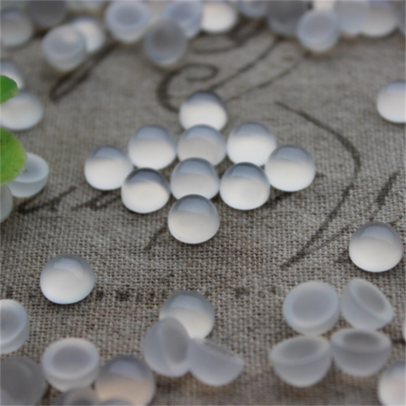 Factory Direct Sale of White Moonstone Agate Round Loose Stones Wholesale DIY Street Stall Project Ethnic Style 3mm 5mm 6mm DIY