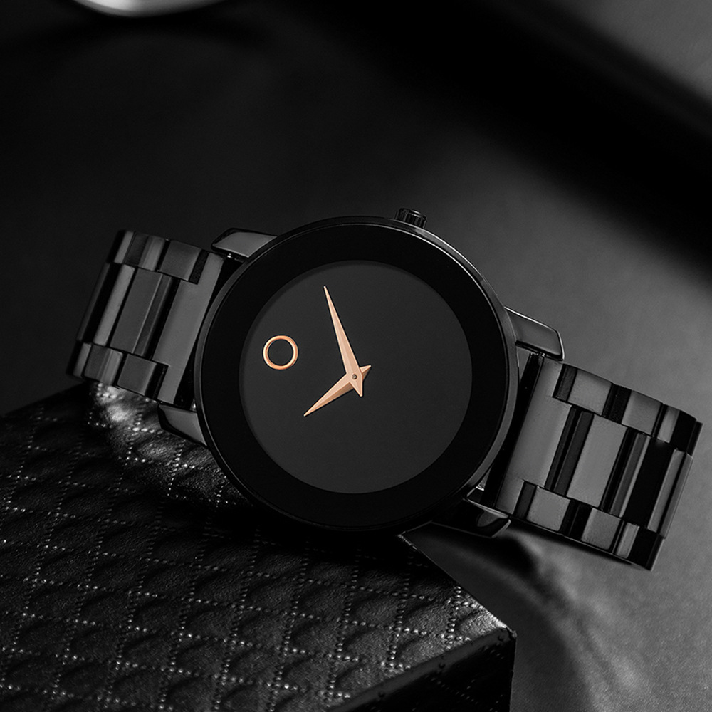 MISSFOX reloj popular clásico ultra-Delgado de los hombres reloj de acero inoxidable de negocios con la marca impermeable reloj de cuarzo
