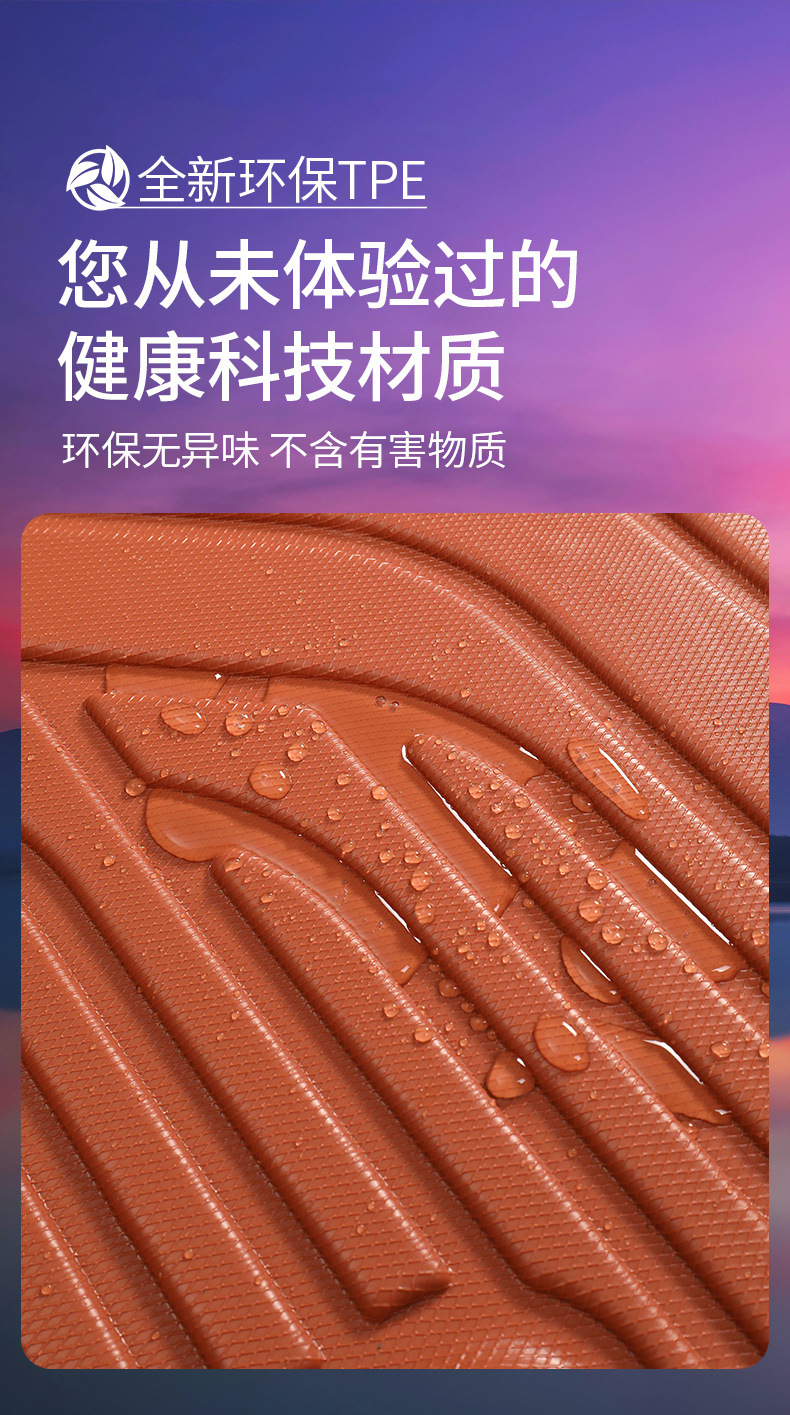 Tpe Car Floor Mats, Full Coverage, Custom-Fit for Specific Vehicles, Car Interior Decorative Floor Mats, Carpets, Wear-Resistant Car Mats