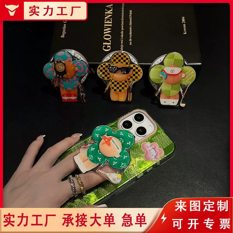 Акриловый клей, индивидуальный милый аниме-держатель для телефона на стол или кровать, подушка для телефона с индивидуальным дизайном