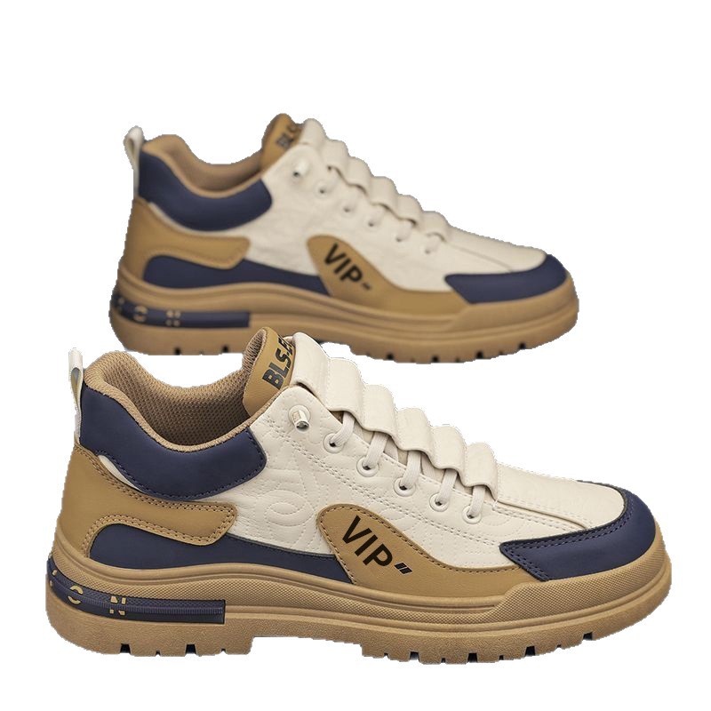 Zapatos de hombre otoño y invierno 2026 nuevo estilo universal de moda nacional de hombre cuero impermeable casual running zapatos de hombre zapatos de hombre