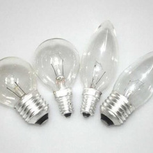 钨丝小灯泡E27/E14小螺口尖泡25W40普通球形触摸感应调光暖黄光量