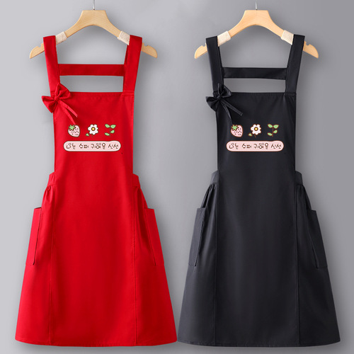Kitchen Cooking Apron for Home Use: Waterproof & Oil-Proof, 2025 New Arrival—Instagram-Famous, Fashionable, Commercial-Grade Workwear Designed Specifically for Restaurants