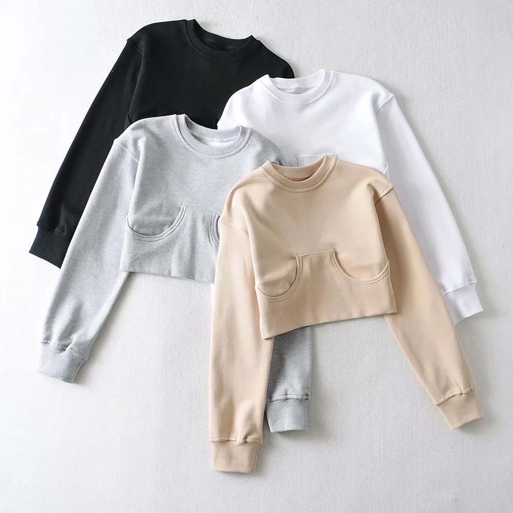 spring and autumn new stitching casual sweatshirt NSAC20005