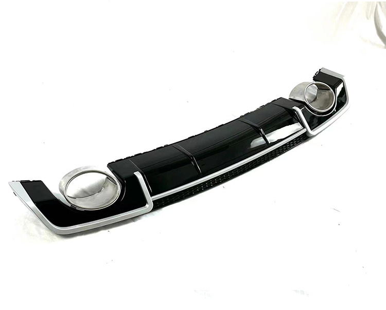 Suitable for Audi A3 modified RS3 tail lip 2013-2019 A3 exhaust professional boutique black rear lip