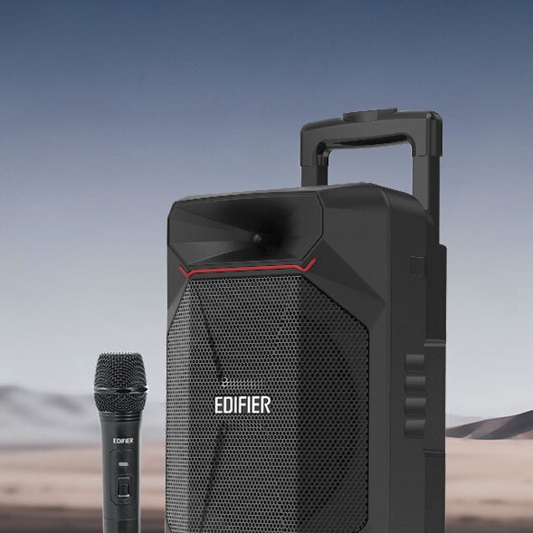 Edifier Pp208 8inch High-Power Bass Speaker for Square Dancing Bluetooth Trolley Speaker