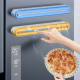 Cross-border cling film cutter two-way sliding knife magnetic suction household kitchen adjustable baking paper tin storage box