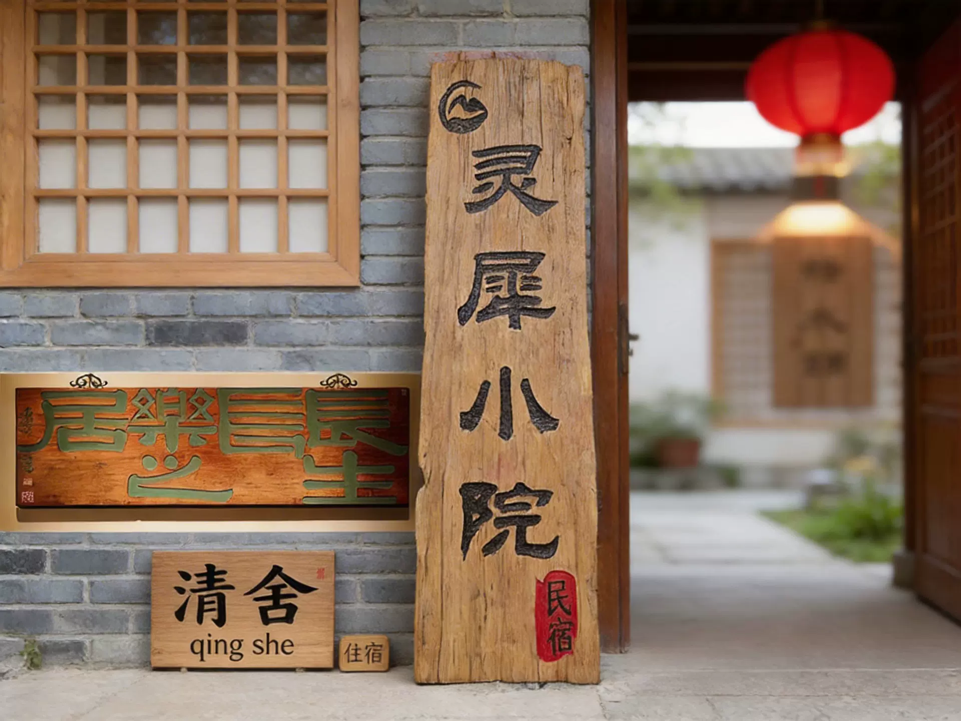 定制实木雕刻牌匾酒店茶楼寺庙牌匾量大从优品质保真来图雕花定制