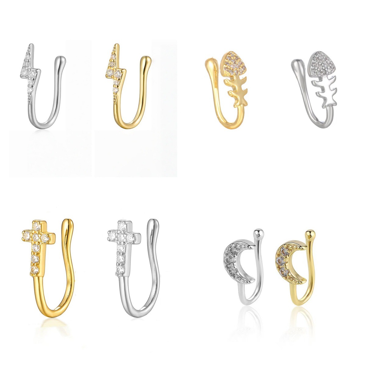 Labret stud lip piercing jewelry styling detail