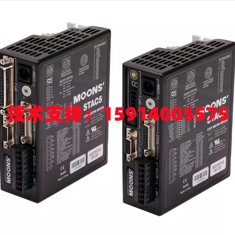 全新MOONS'鸣志3SR2/3SR8/H/-Plus  3SRAC2/3SRAC8三相步进驱动器