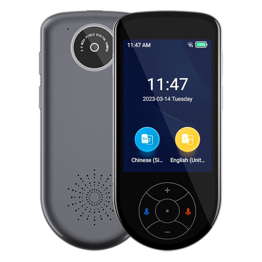 Nueva máquina de traducción V600 traductor de voz inteligente 137 idiomas 3,5 pulgadas con traducción de fotos fuera de línea
