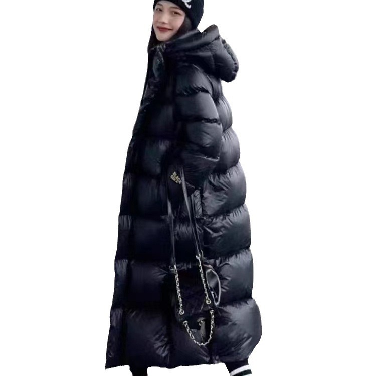 商场白鹅绒羽绒加长款高个子加厚羽绒服女2025冬新款宽松东北保暖|undefined