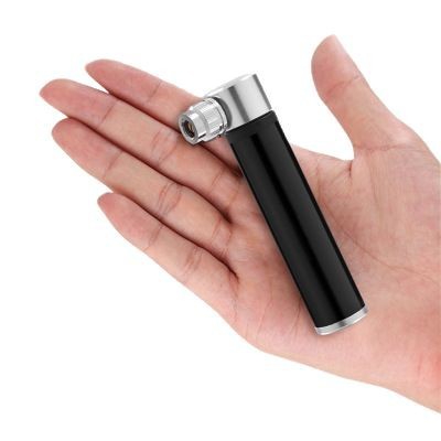 Transfronterizo bicicleta de aleación de aluminio inflador manual mini portátil baloncesto fútbol inflador equipo de equitación