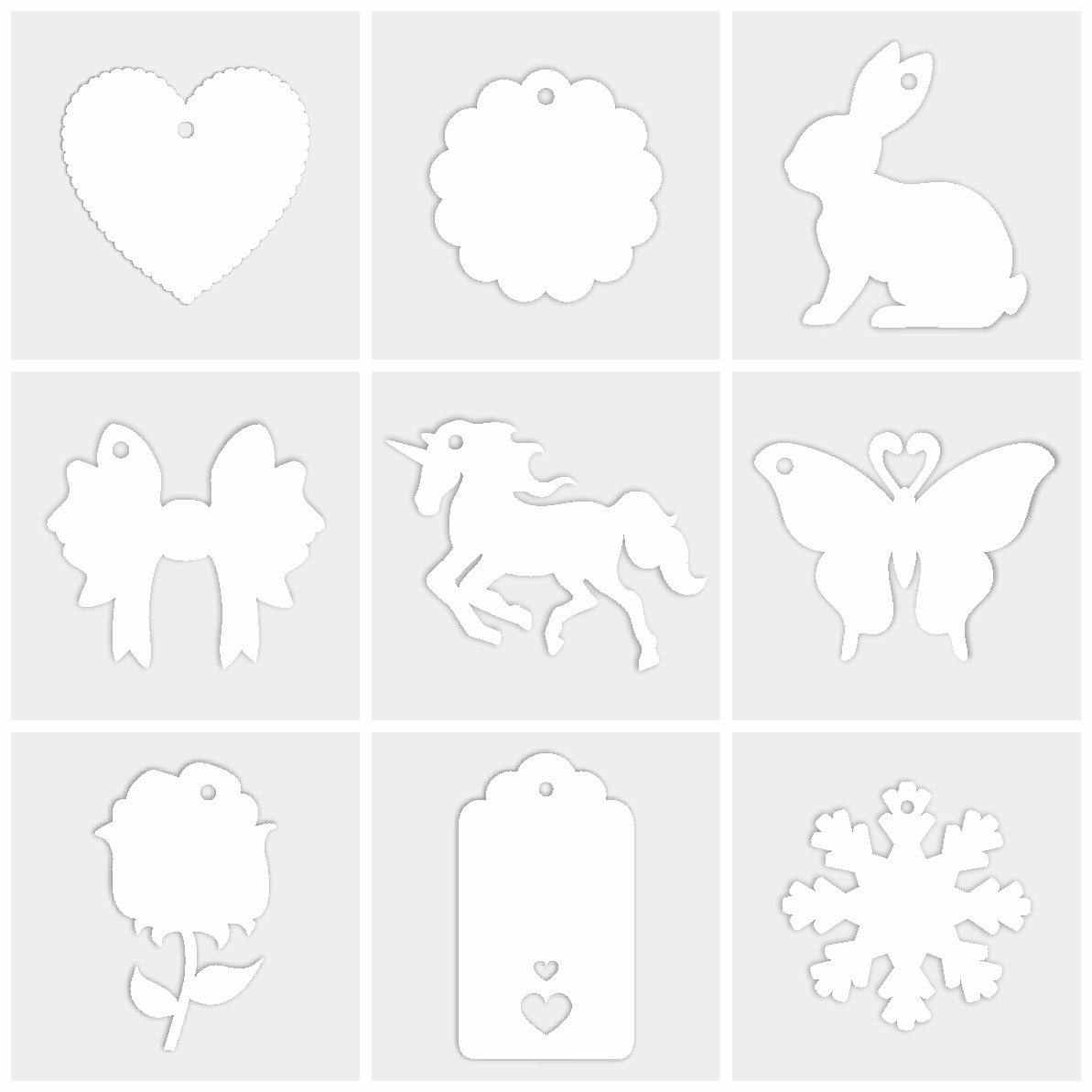 DIY涂鸦空白吊卡 白卡 牛卡 黑卡  书签标签礼品包装袋吊牌留言牌