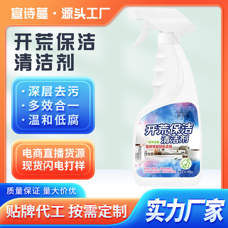 Xuanshimang Cleaning Agent 500g for Tile, Putty Powder, Paint, Latex Paint Removal, New House Cleaning and Decontamination