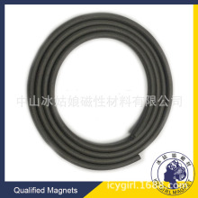 冰姑娘磁铁生产定制【柔性钐铁氮磁胶】出口环保圆形强磁力软磁条