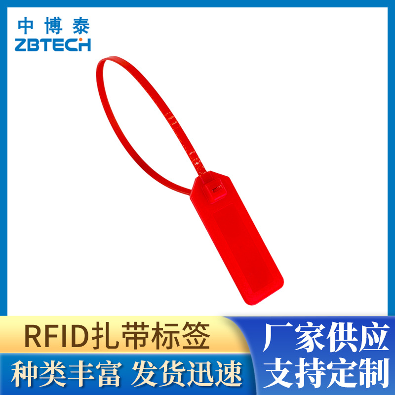RFID防盗封签一次性防盗扣防拆扣塑料封条扎带集装箱货柜物流ic卡