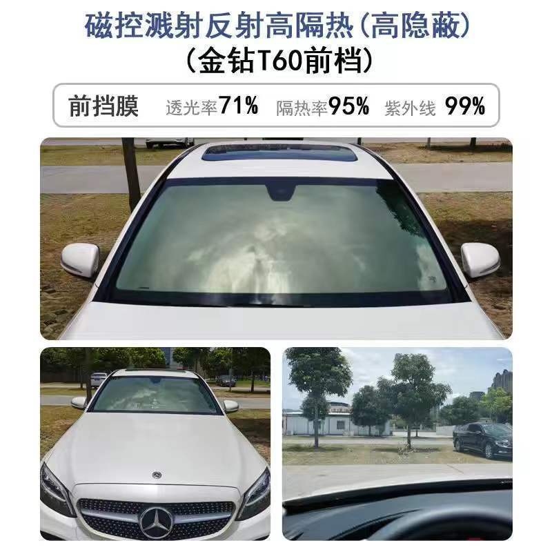 Car film insulation film full car film car glass explosion-proof insulation film car window film front screen film sunscreen film