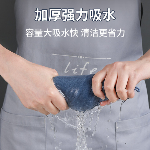 Camellia kitchen rag absorbent towel scouring pad glass cleaning cloth household dishwashing cloth