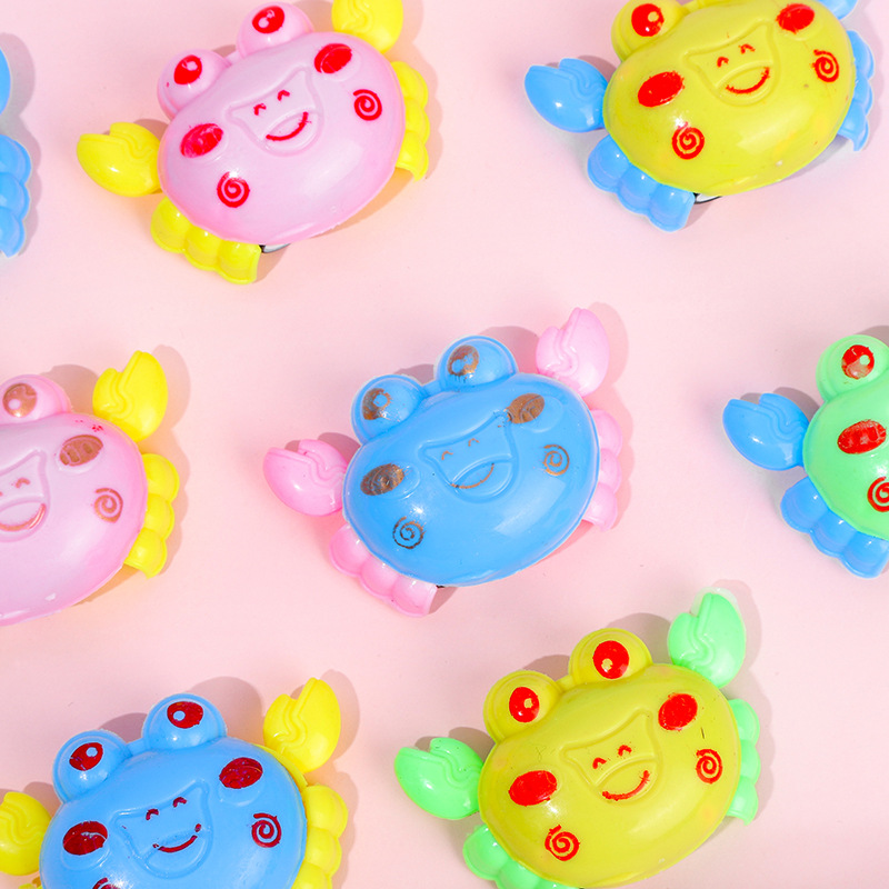 Huevo de juguete de jardín de infantes empuje pequeño transfronterizo Cute Cartoon Pull-back cangrejo Pull-back coche pequeño paquete de regalo