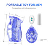 Cross -border new product penetration training device Men's masturbation egg transparent aircraft cup penile training