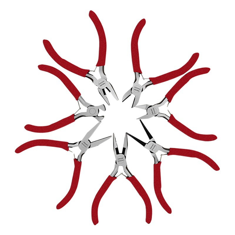 5 pulgadas mini alicates hechos a mano alicates de alambre alicates puntiagudos alicates diagonales joyería hecha a mano alicates de joyería multifuncional