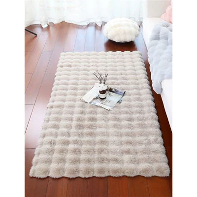 Cream Style Carpet, Bedroom Bedside Blanket, Car Carpet