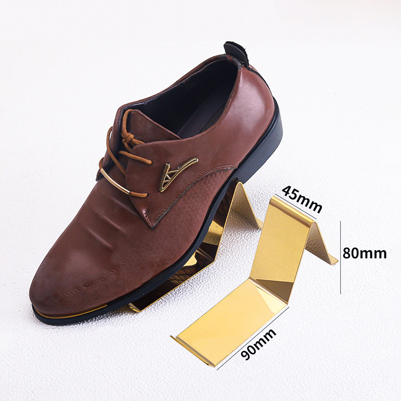 Обувная витрина зеркальная титановая