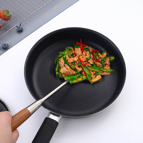 304 stainless steel spatula kitchen cooking utensil pear wood handle soup spoon pot shovel noodle scoop frying spatula rice spoon