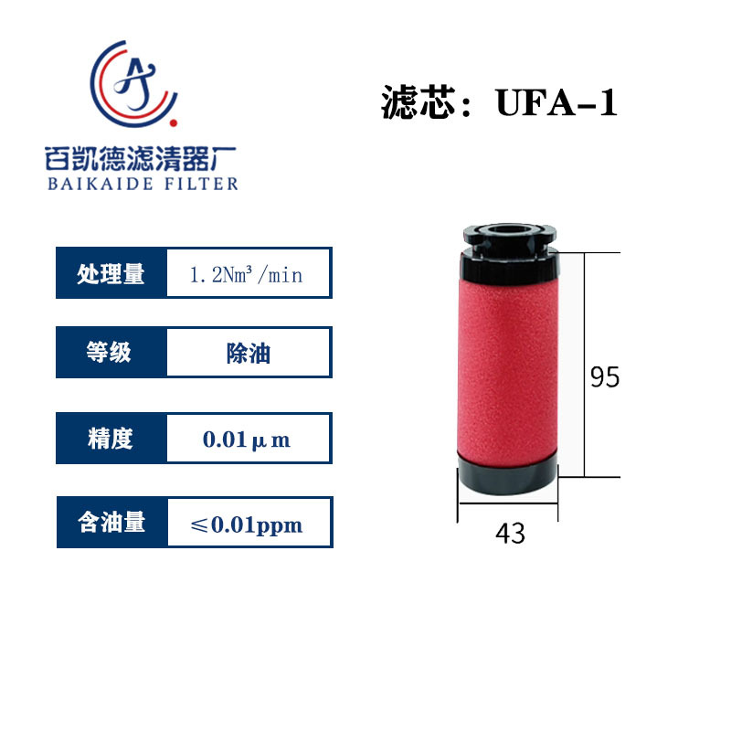 替代杭州超滤干燥机精密过滤器滤芯UFC-1 UFT-1 UFA-1 UFH-1现货