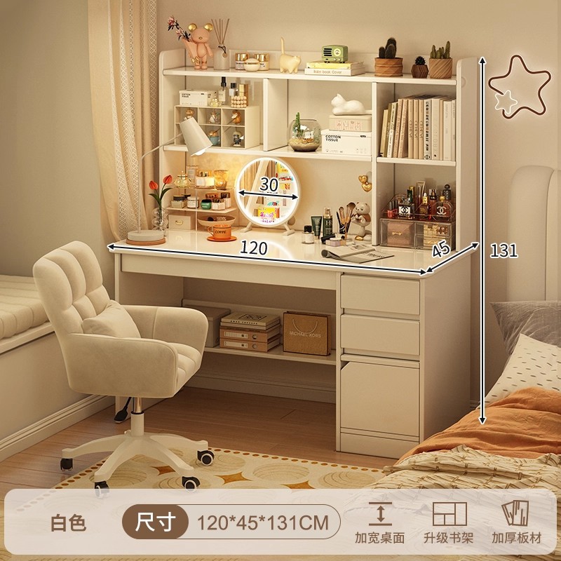 Escritorio de computadora, comedor, dormitorio simple, escritorio moderno, mesa de maquillaje, gabinete de maquillaje, espejo de cama, nuevo