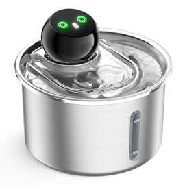 宠物饮水机不锈钢猫咪自动喂水器智能宠物喂养猫喷泉喝水用品批发