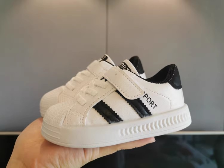 Frühling Herbst Walking Kindergarten Weiß Baby Kleine kinder Bord Schuhe Jungen und Mädchen Sport_voghion.com