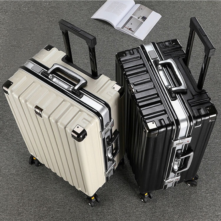 Manufacturer's New Universal Wheel Trolley Case Unisex Aluminum Frame Suitcase Student Durable Suitcase Wholesale Manufacturer's New Universal Wheel Trolley Case Unisex Aluminum Frame Suitcase Student Durable Suitcase Wholesale