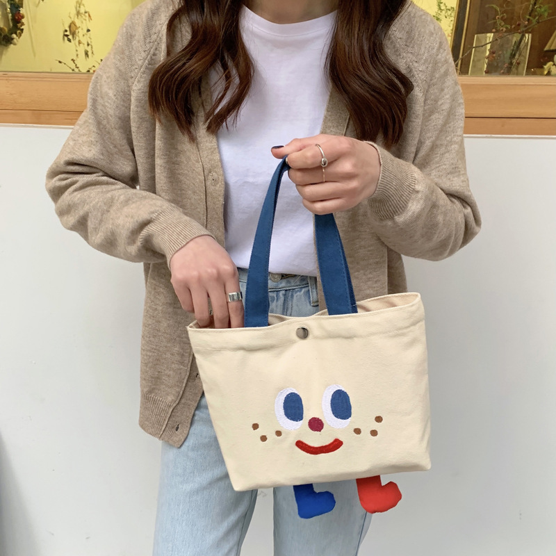 2023 spring new soft cute small feet lunch bag cute small student portable lunch lunch bag canvas with lunch bag 2023 spring new soft cute small feet lunch bag cute small student portable lunch lunch bag canvas with lunch bag
